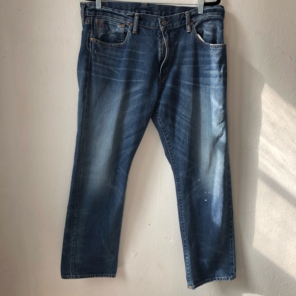 Ralph Lauren bootcut fit men’s jeans 36 x 30 - Picture 7 of 16